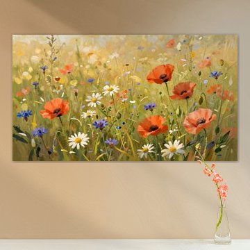 Summer in the wildflower meadow by Kristin M