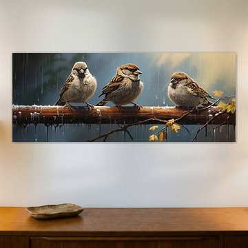 Vogel Kunstwerk van Blikvanger Schilderijen