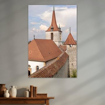 German Church, Murten, Switzerland by Beat Hühnli