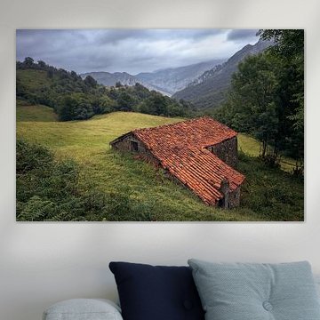 Beautiful Countryside Cottage at Picos de Europa, Asturias, Spai by PhotoCluster