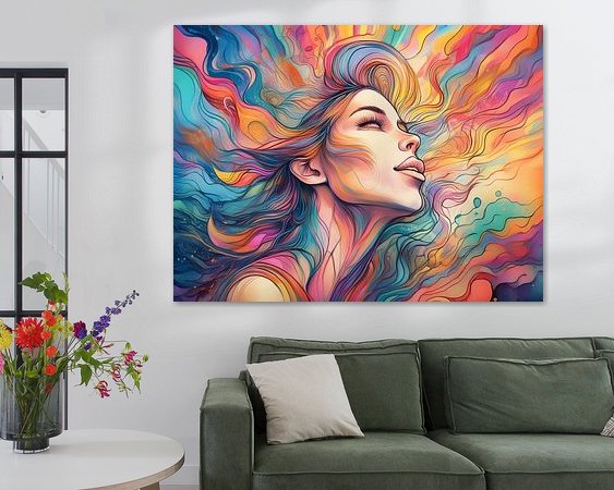 Example of the artwork in a room