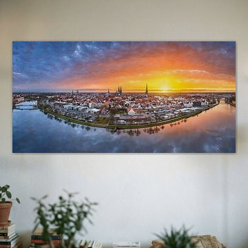 Les sept clochers de Lübeck, en Allemagne