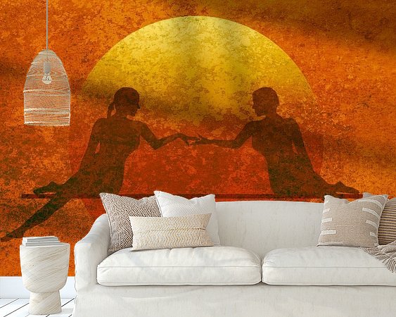 Example of the artwork in a room