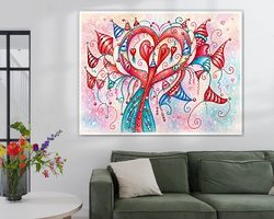 Example of the artwork in a room