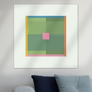 Abstract: Geometric Colour Surfaces by Mid Century Art House