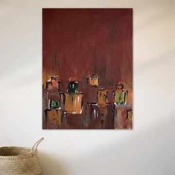 Under the ocher sky by Kjeld Olsen