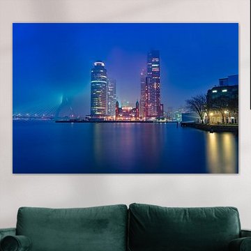 Rotterdam sky rise mist van Bfec.nl