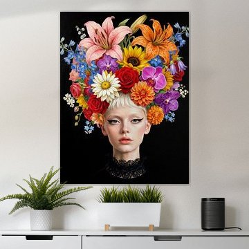 Vibrant Floral Chaos von J.O. Han