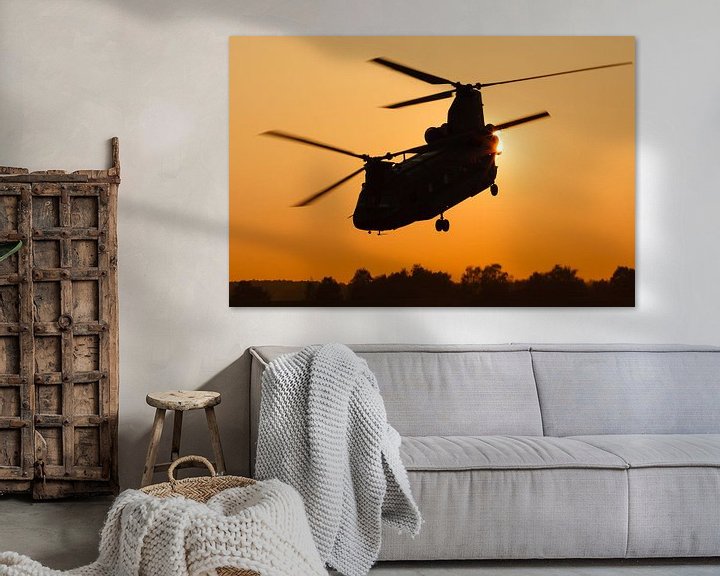 Sfeerimpressie: Koninklijke Luchtmacht CH-47 Chinook van Dirk Jan de Ridder
