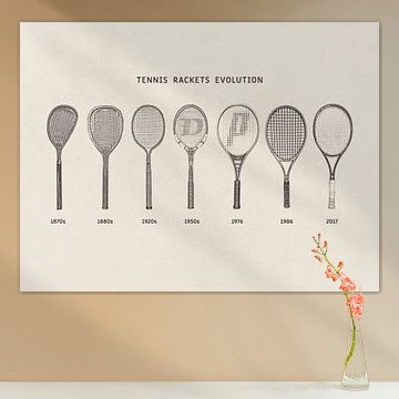 Die Entwicklung der Tennisschläger