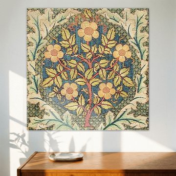 Rose Wreath - William Morris von Apolo Prints