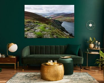 Guinness lake in de wicklow mountains van Ierland van Steven Dijkshoorn