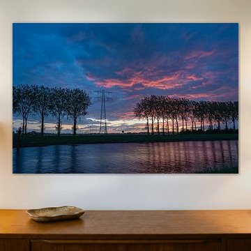 Promenade nocturne le long de l'Amertak sur Eugene Winthagen