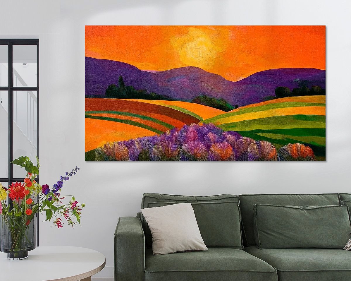 Example of the artwork in a room