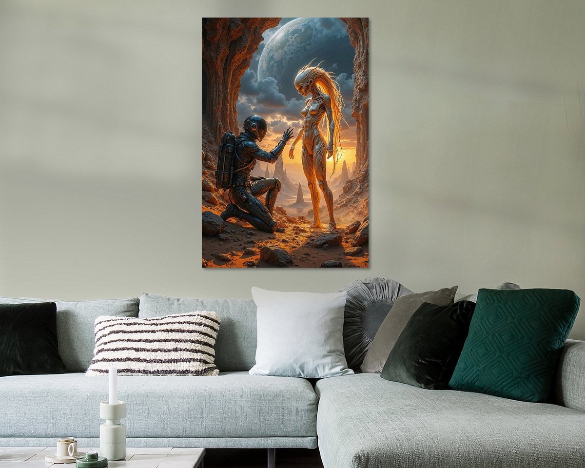 Example of the artwork in a room