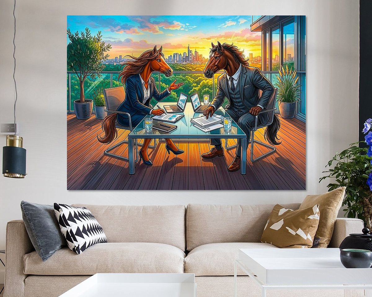 Example of the artwork in a room