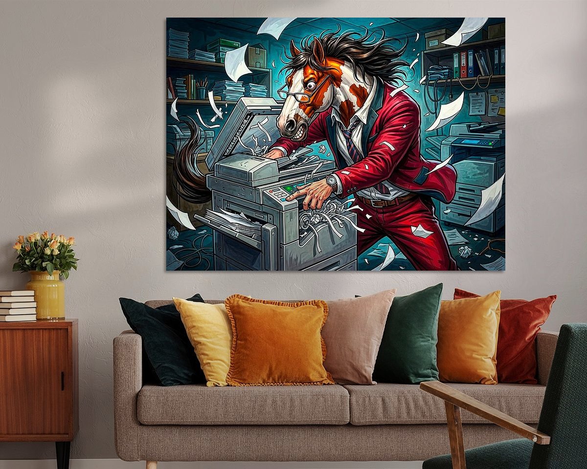 Example of the artwork in a room