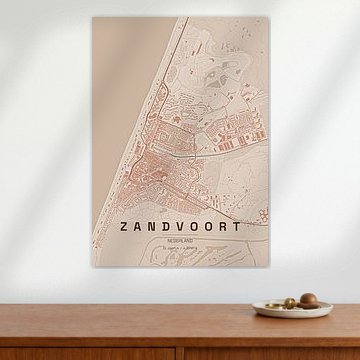 Lageplan von Zandvoort von Stef van Campen