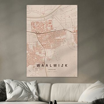 Stadtplan von Waalwijk von Stef van Campen