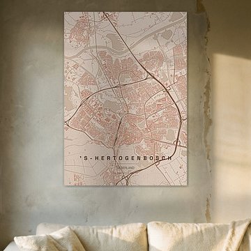 Stadtplan von Den Bosch von Stef van Campen