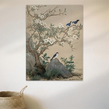Chinese blossom birds