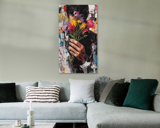 Example of the artwork in a room