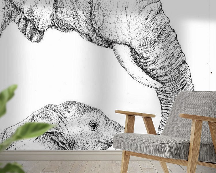 Example of the artwork in a room