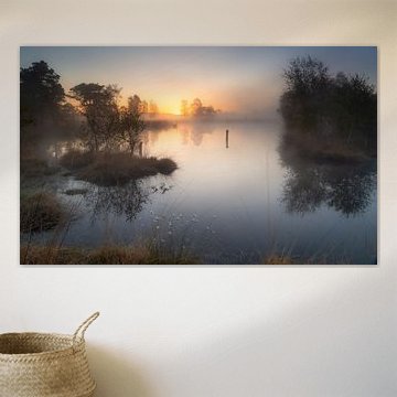 The Pietzmoor at sunrise by Steffen Henze