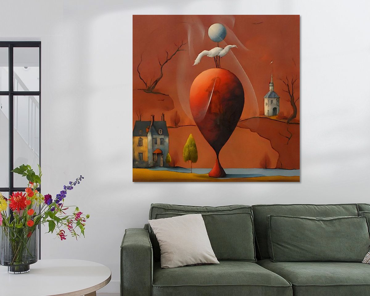 Example of the artwork in a room