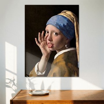 Meisje met de Parel - the Being Silly Edition sur Marja van den Hurk