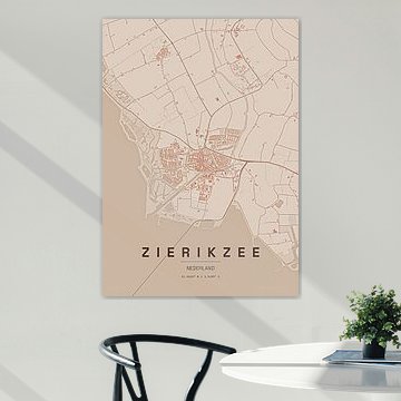 Stadtplan von Zierikzee von Stef van Campen