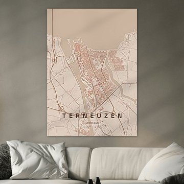 Map of Terneuzen by Stef van Campen