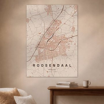 Map of Roosendaal by Stef van Campen