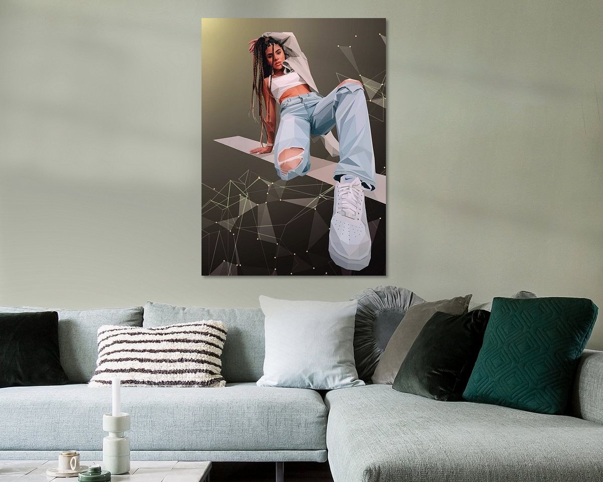 Example of the artwork in a room