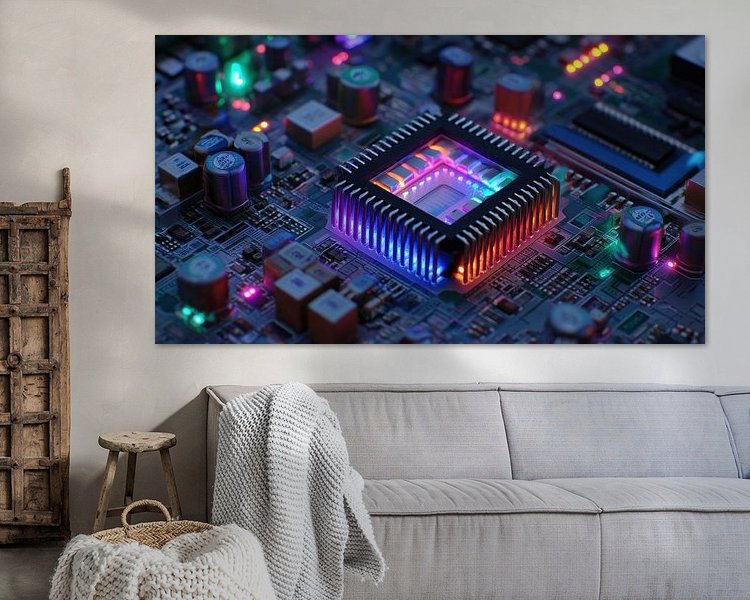 Example of the artwork in a room