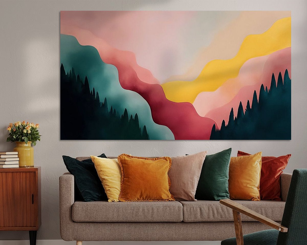 Example of the artwork in a room