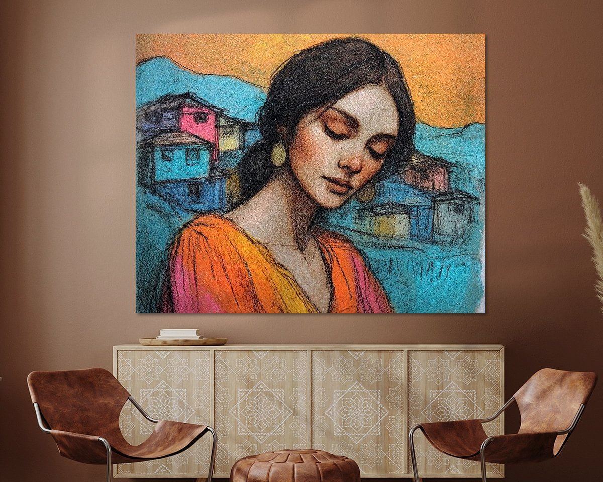 Example of the artwork in a room