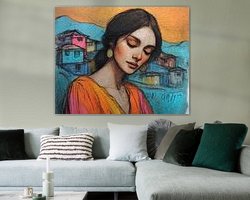 Example of the artwork in a room