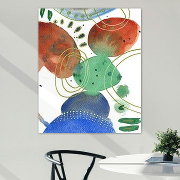 Abstraktes Aquarell