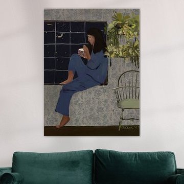 Abendessen im Mondschein von Osheensgallery