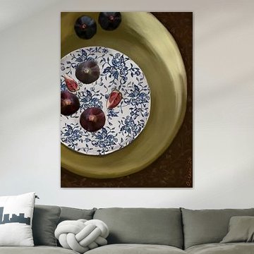 Stillleben mit frischen Feigen von Osheensgallery