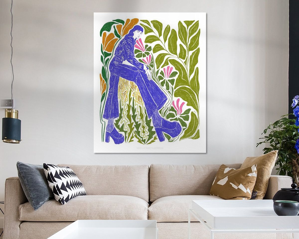 Example of the artwork in a room