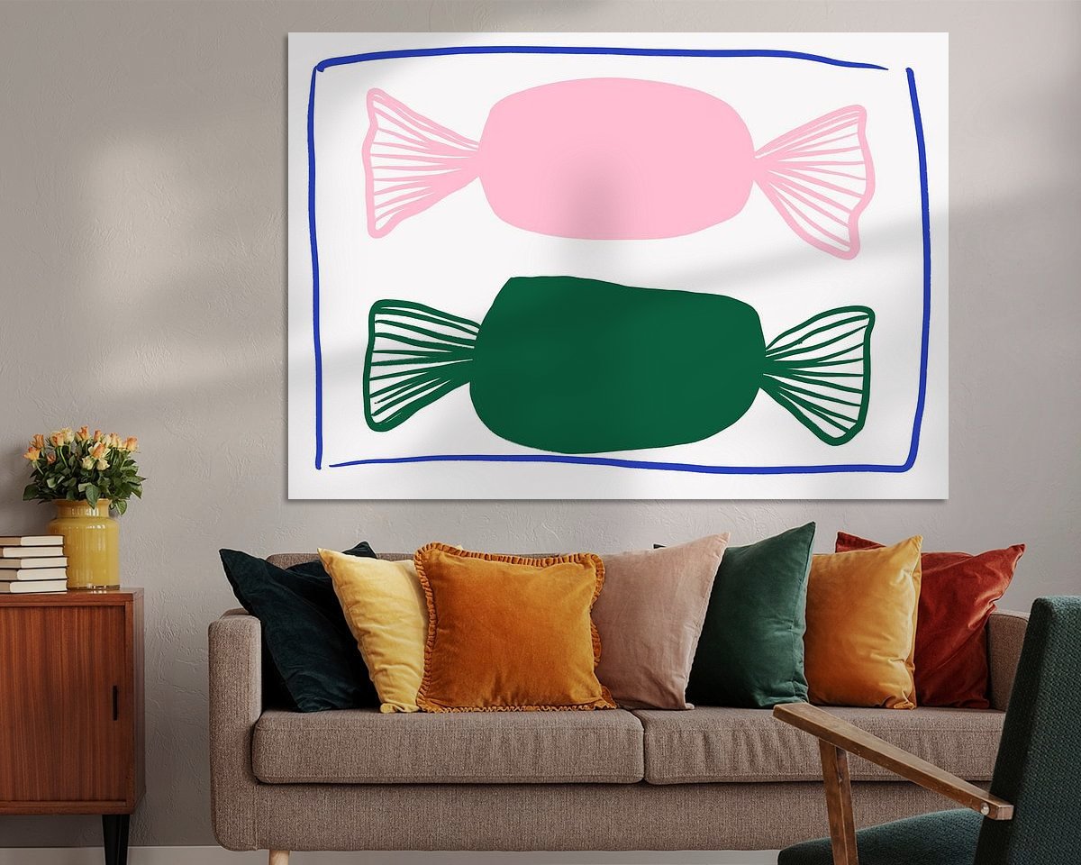 Example of the artwork in a room