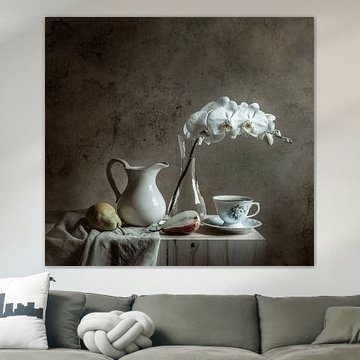Elegant Orchid Still Life by Margareth Perfoncio