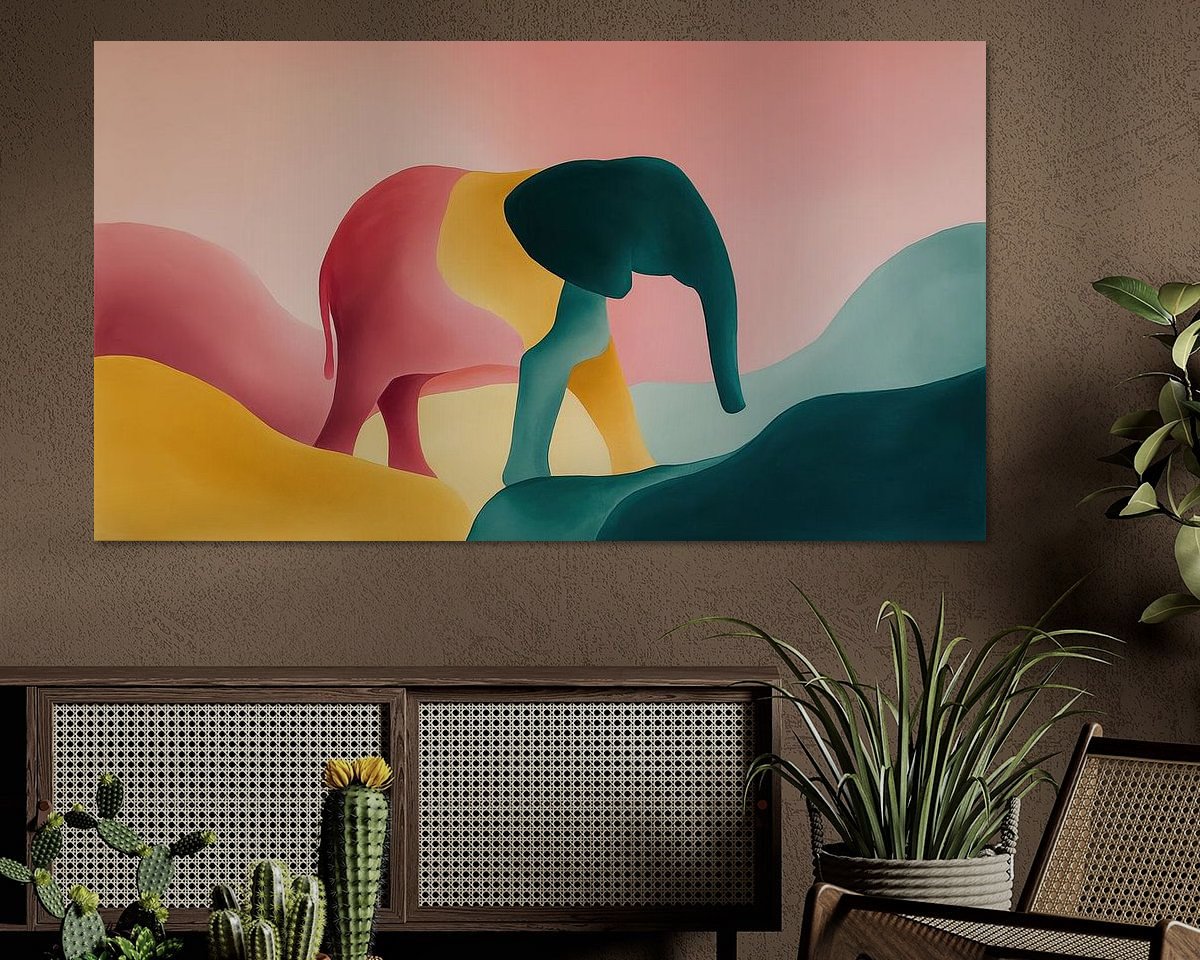 Example of the artwork in a room