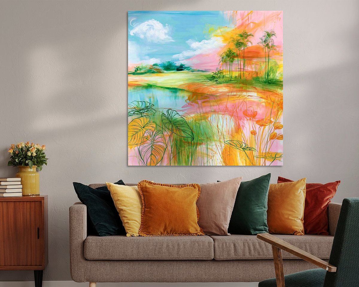 Example of the artwork in a room