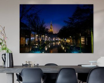 Delft | Nieuwe Kerk vanaf Oosteinde van Ricardo Bouman