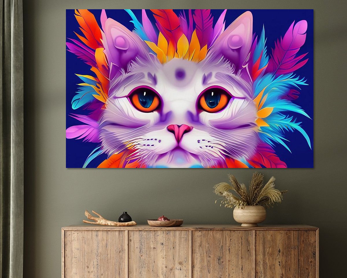 Example of the artwork in a room