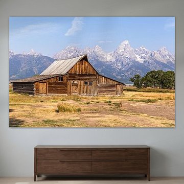 Mormon Row Barn in Grand Teton National Park, WY, USA by PhotoCluster