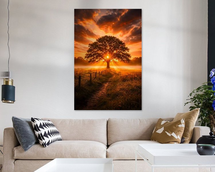 Example of the artwork in a room